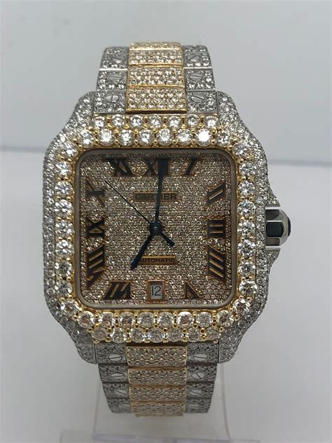 fake bust down watches|fully iced out watches.